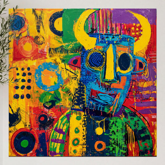 A_kid_friendly_colorful_abstract_painting_of a friendly giant 7