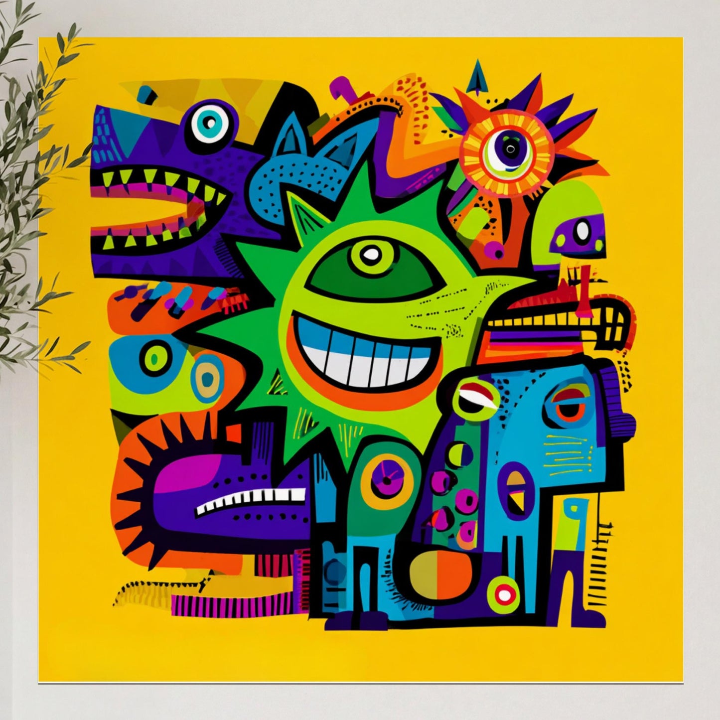 abstract_pop_art_doodle_creatures