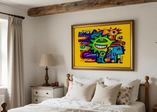 abstract_pop_art_doodle_creatures