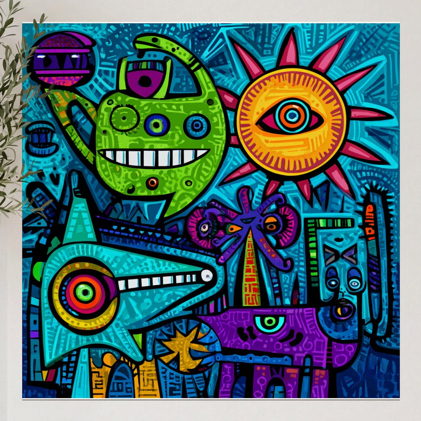 abstract_pop_art_doodle_creatures