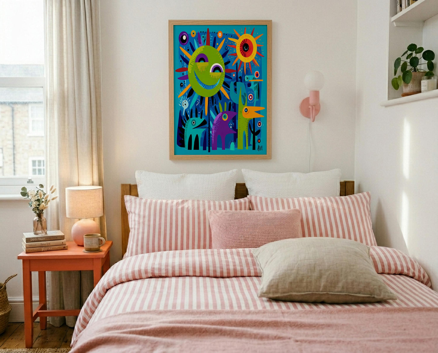 abstract_pop_art_doodle_creatures_in_sunshine 3