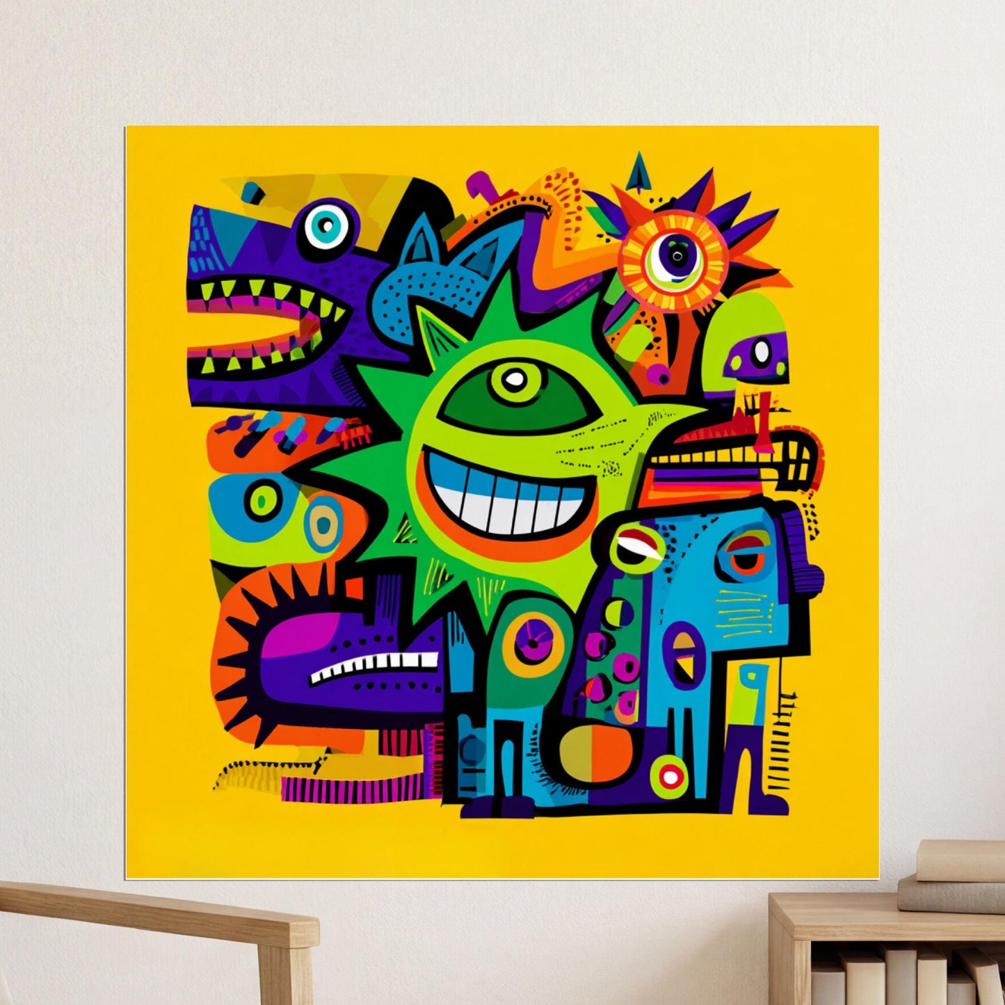 abstract_pop_art_doodle_creatures