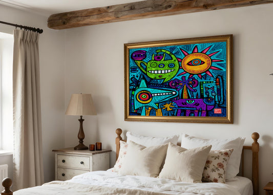 abstract_pop_art_doodle_creatures
